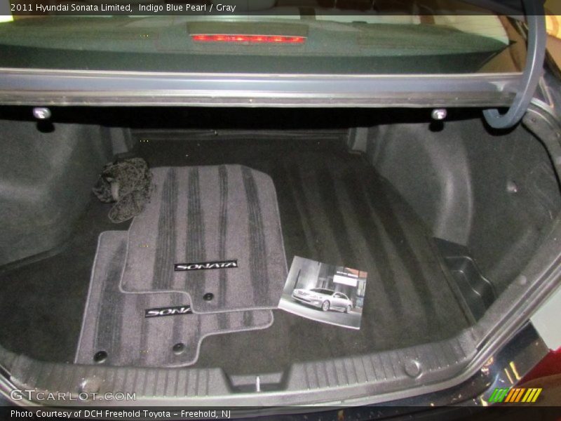 Indigo Blue Pearl / Gray 2011 Hyundai Sonata Limited