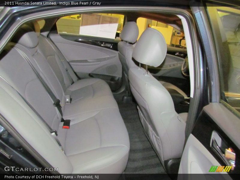 Indigo Blue Pearl / Gray 2011 Hyundai Sonata Limited