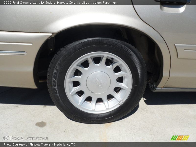 Harvest Gold Metallic / Medium Parchment 2000 Ford Crown Victoria LX Sedan