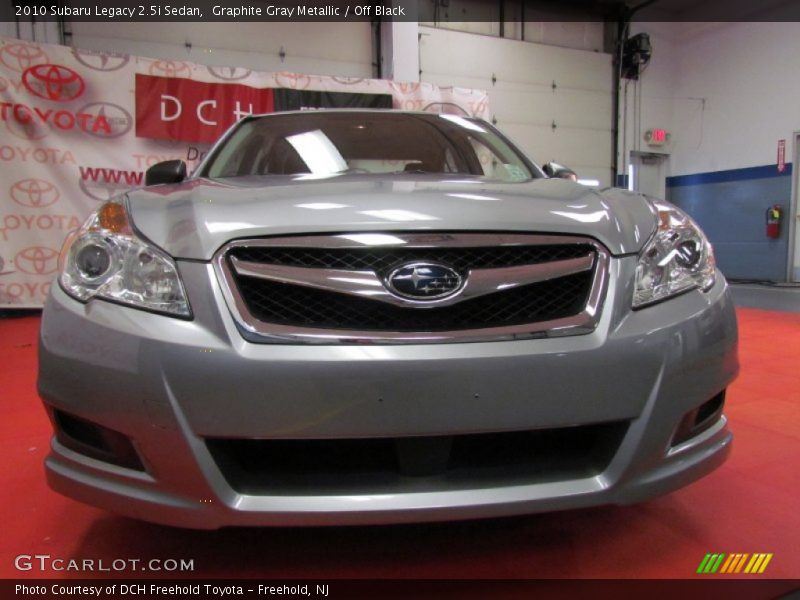 Graphite Gray Metallic / Off Black 2010 Subaru Legacy 2.5i Sedan