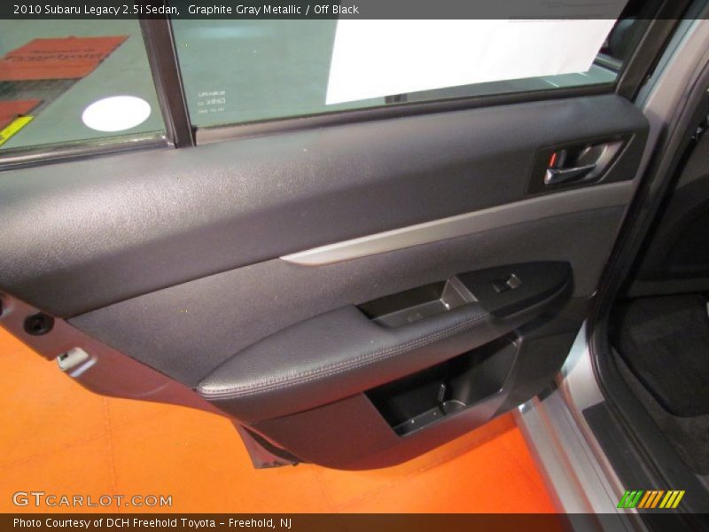 Graphite Gray Metallic / Off Black 2010 Subaru Legacy 2.5i Sedan