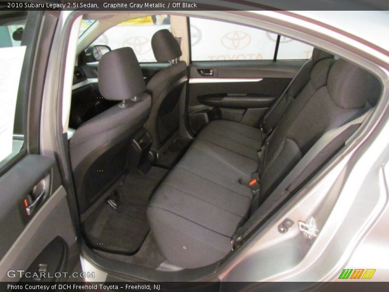 Graphite Gray Metallic / Off Black 2010 Subaru Legacy 2.5i Sedan