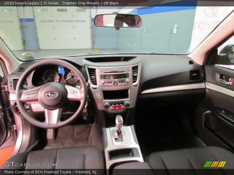 Graphite Gray Metallic / Off Black 2010 Subaru Legacy 2.5i Sedan