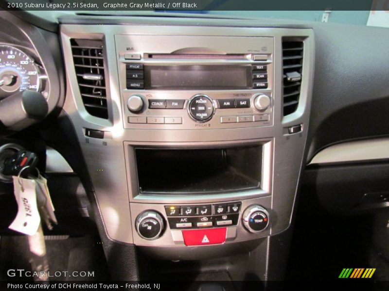 Graphite Gray Metallic / Off Black 2010 Subaru Legacy 2.5i Sedan