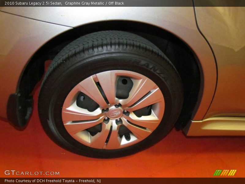 Graphite Gray Metallic / Off Black 2010 Subaru Legacy 2.5i Sedan