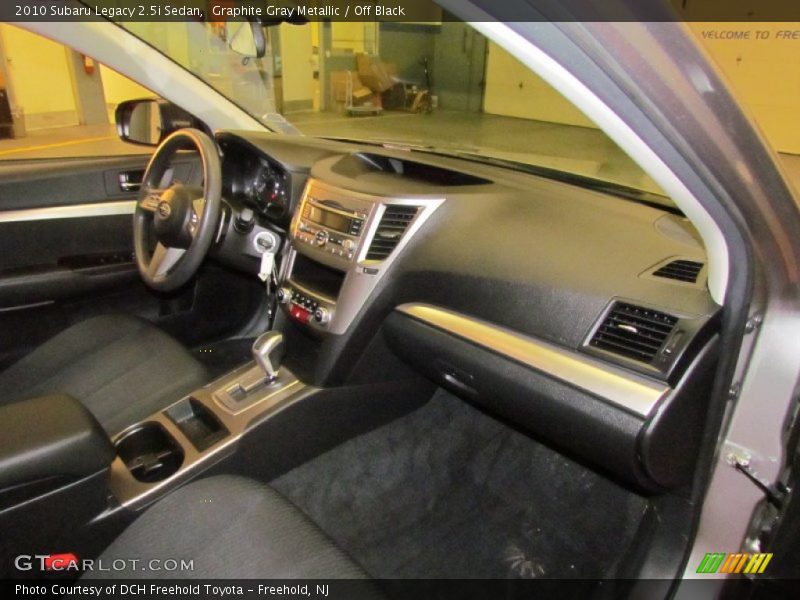 Graphite Gray Metallic / Off Black 2010 Subaru Legacy 2.5i Sedan