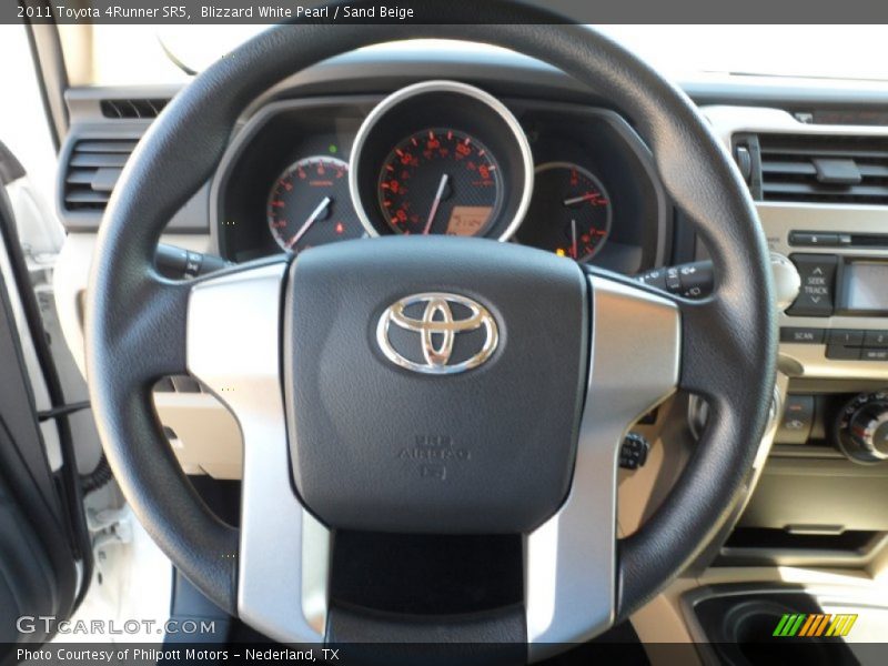 Blizzard White Pearl / Sand Beige 2011 Toyota 4Runner SR5