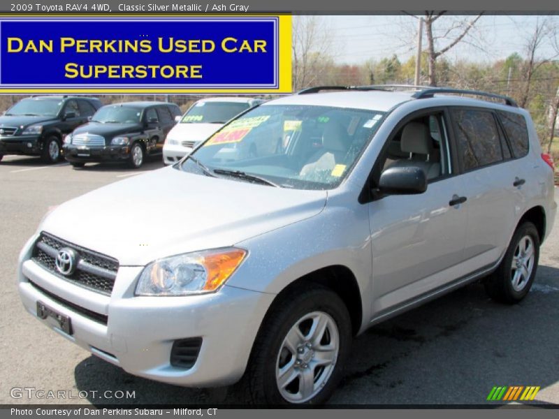 Classic Silver Metallic / Ash Gray 2009 Toyota RAV4 4WD