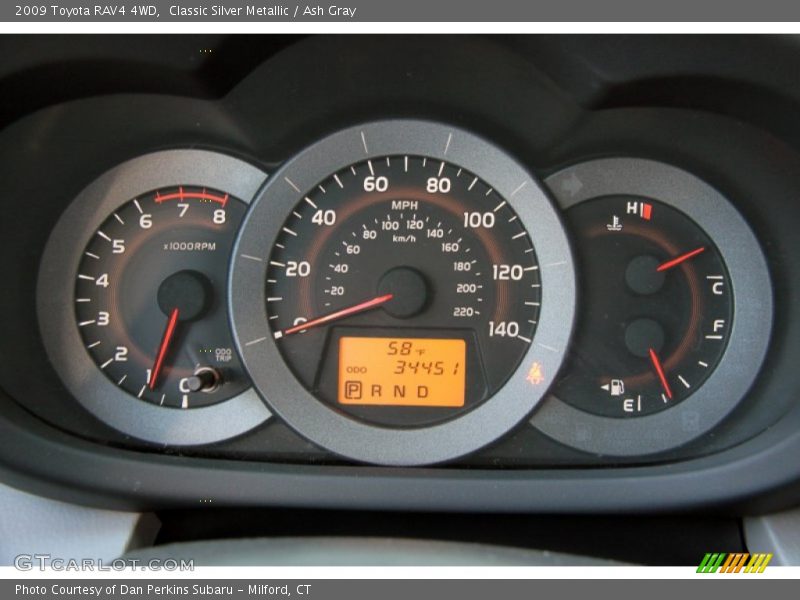 Classic Silver Metallic / Ash Gray 2009 Toyota RAV4 4WD