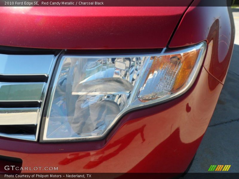 Red Candy Metallic / Charcoal Black 2010 Ford Edge SE