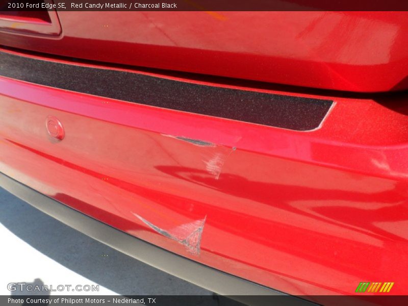 Red Candy Metallic / Charcoal Black 2010 Ford Edge SE