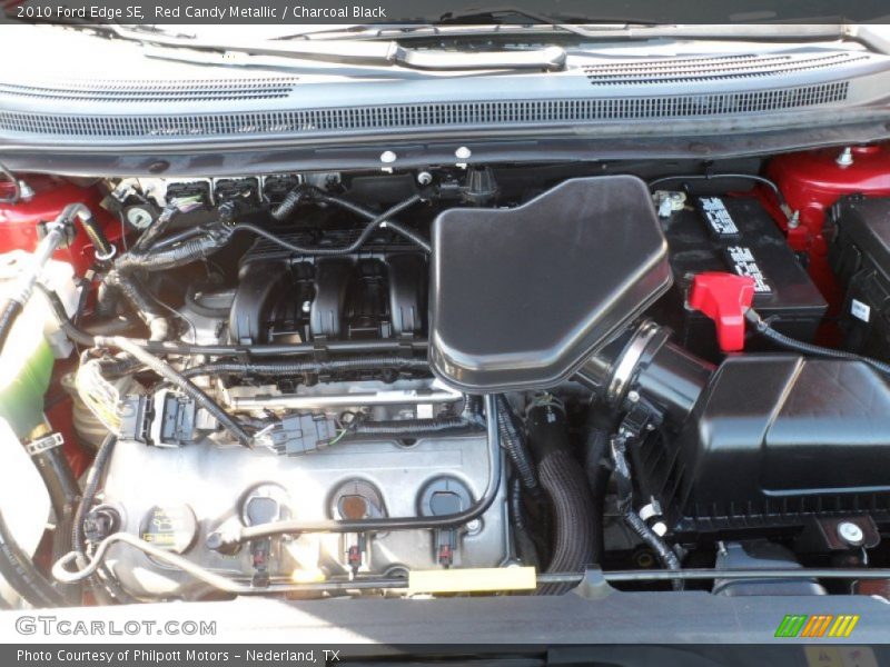 Red Candy Metallic / Charcoal Black 2010 Ford Edge SE
