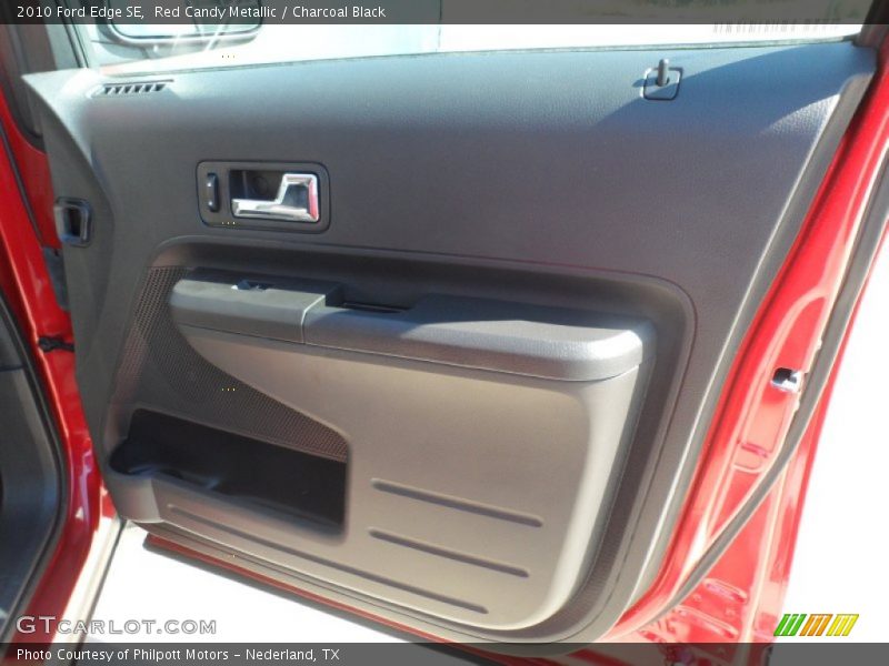 Red Candy Metallic / Charcoal Black 2010 Ford Edge SE
