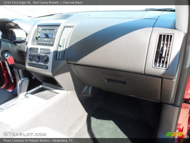 Red Candy Metallic / Charcoal Black 2010 Ford Edge SE