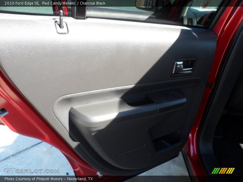 Red Candy Metallic / Charcoal Black 2010 Ford Edge SE