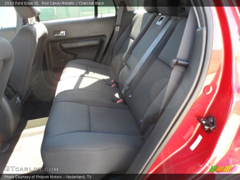 Red Candy Metallic / Charcoal Black 2010 Ford Edge SE