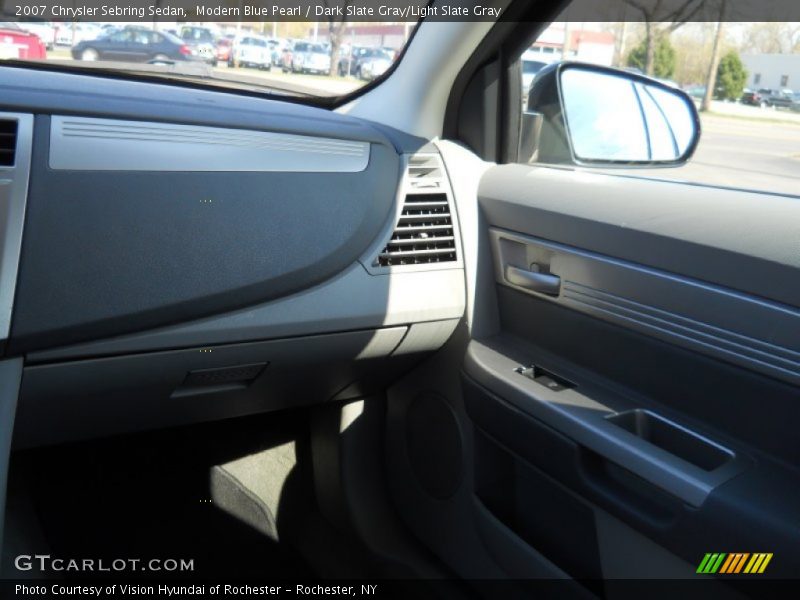 Modern Blue Pearl / Dark Slate Gray/Light Slate Gray 2007 Chrysler Sebring Sedan