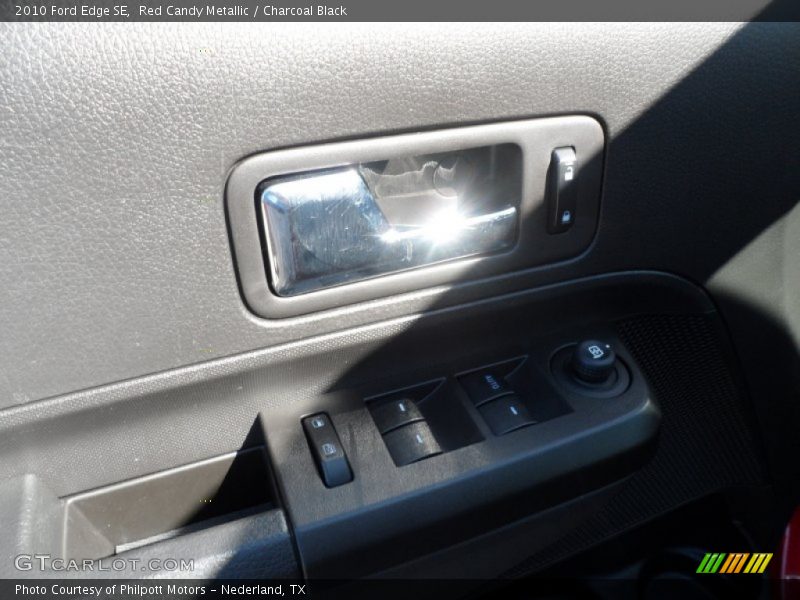 Red Candy Metallic / Charcoal Black 2010 Ford Edge SE