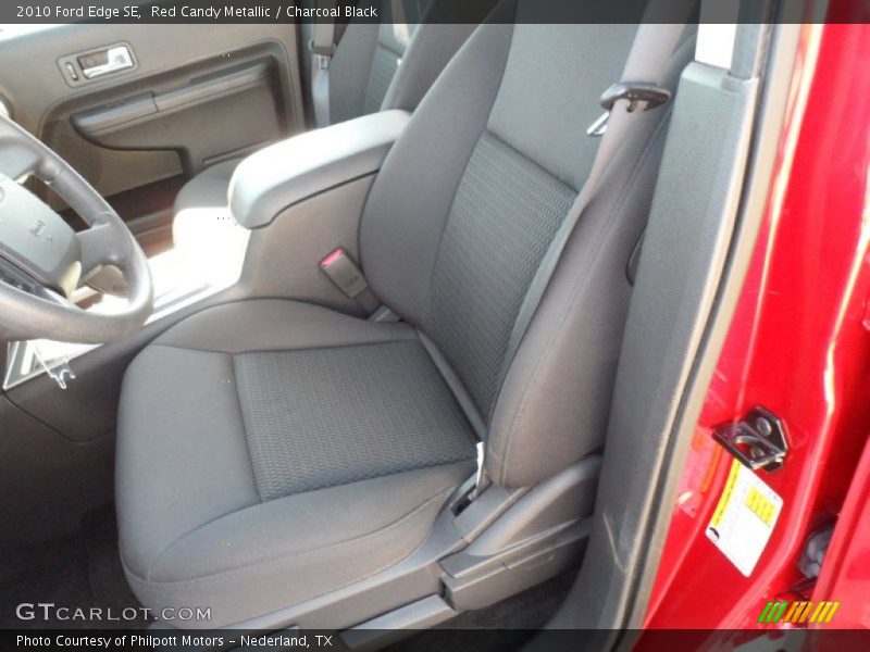 Red Candy Metallic / Charcoal Black 2010 Ford Edge SE