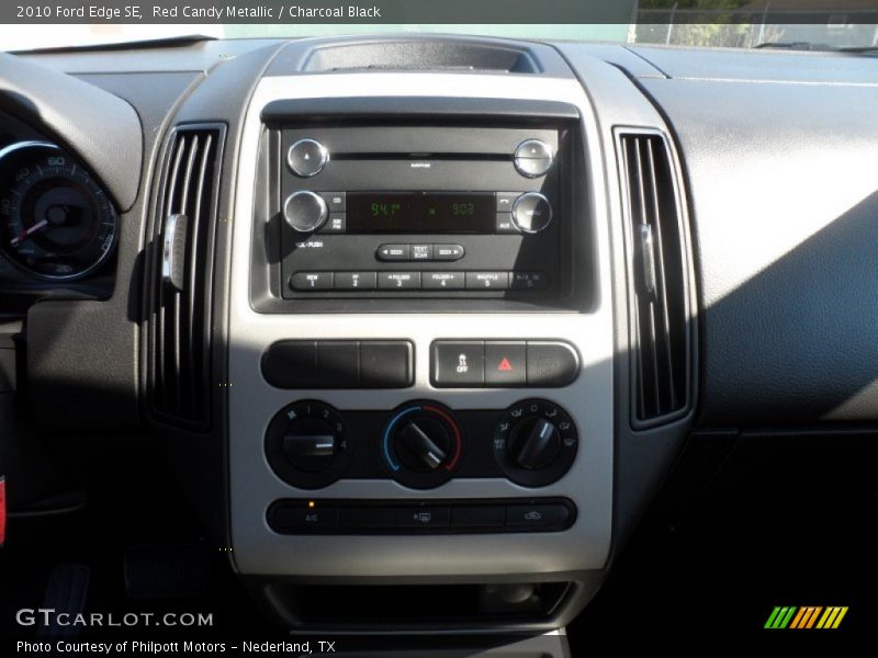 Red Candy Metallic / Charcoal Black 2010 Ford Edge SE