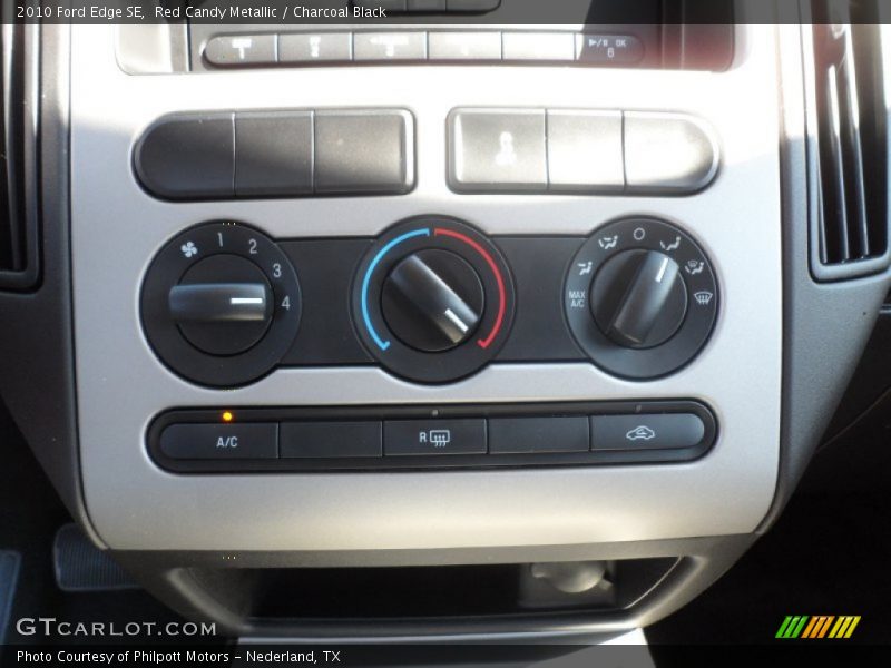 Red Candy Metallic / Charcoal Black 2010 Ford Edge SE