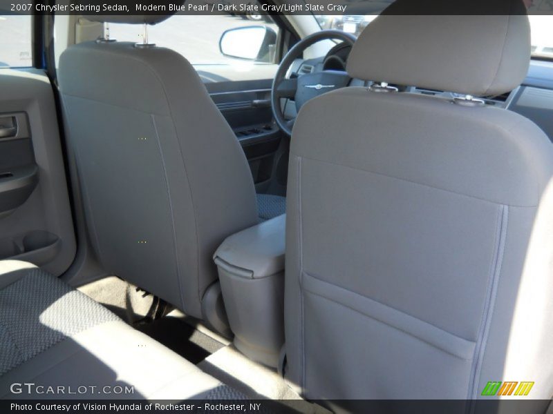 Modern Blue Pearl / Dark Slate Gray/Light Slate Gray 2007 Chrysler Sebring Sedan