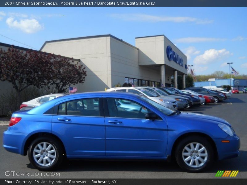 Modern Blue Pearl / Dark Slate Gray/Light Slate Gray 2007 Chrysler Sebring Sedan