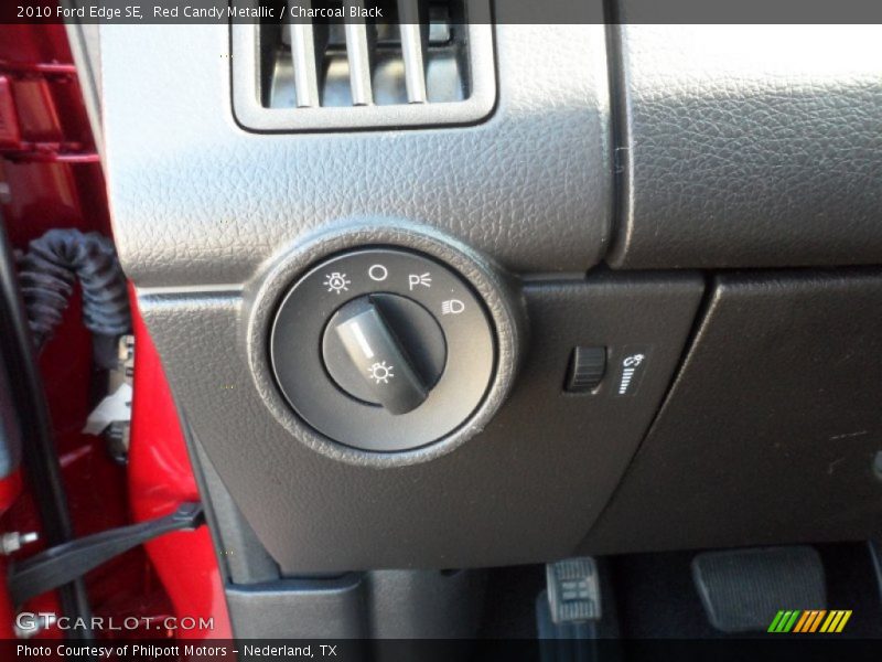 Red Candy Metallic / Charcoal Black 2010 Ford Edge SE