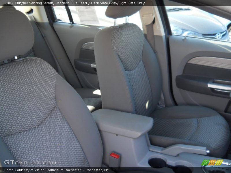 Modern Blue Pearl / Dark Slate Gray/Light Slate Gray 2007 Chrysler Sebring Sedan