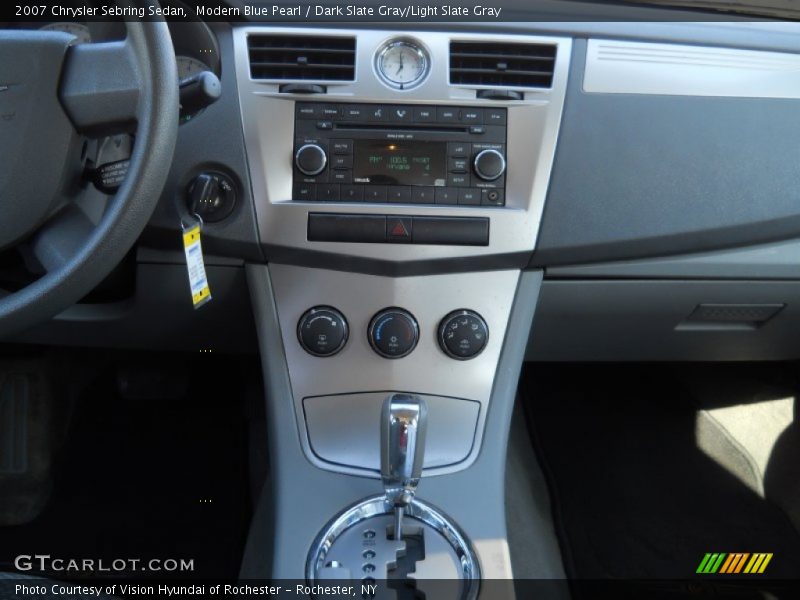 Modern Blue Pearl / Dark Slate Gray/Light Slate Gray 2007 Chrysler Sebring Sedan