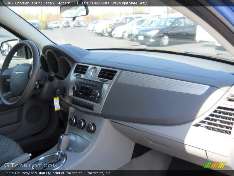 Modern Blue Pearl / Dark Slate Gray/Light Slate Gray 2007 Chrysler Sebring Sedan