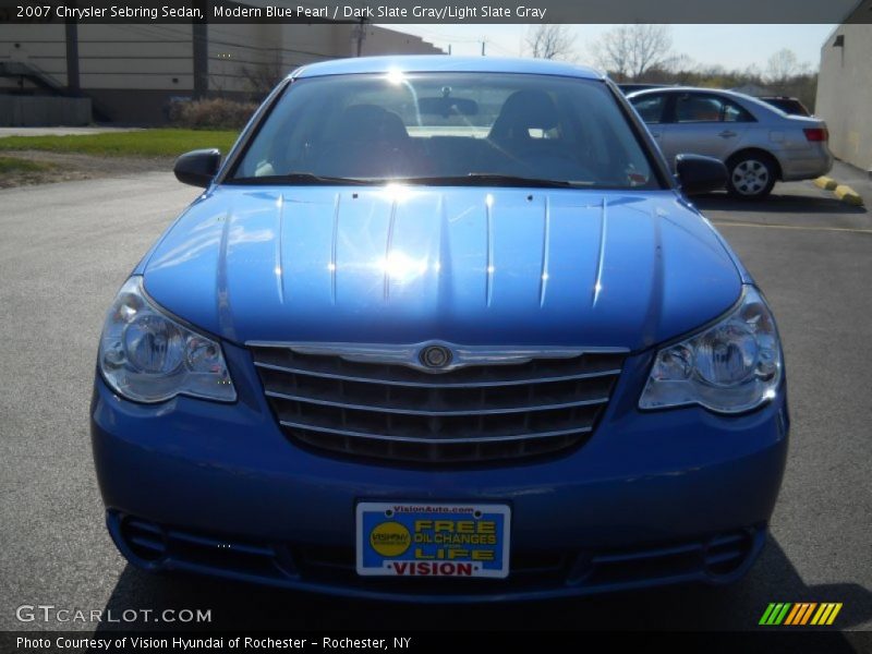 Modern Blue Pearl / Dark Slate Gray/Light Slate Gray 2007 Chrysler Sebring Sedan