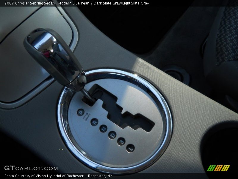 Modern Blue Pearl / Dark Slate Gray/Light Slate Gray 2007 Chrysler Sebring Sedan