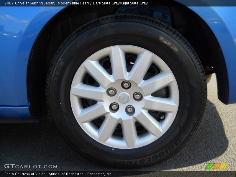 Modern Blue Pearl / Dark Slate Gray/Light Slate Gray 2007 Chrysler Sebring Sedan