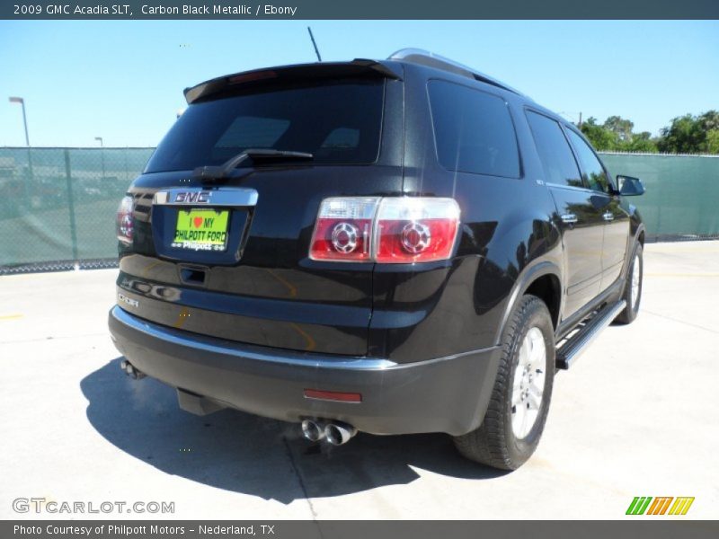 Carbon Black Metallic / Ebony 2009 GMC Acadia SLT