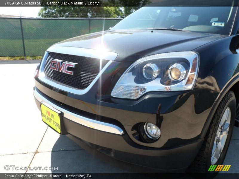 Carbon Black Metallic / Ebony 2009 GMC Acadia SLT