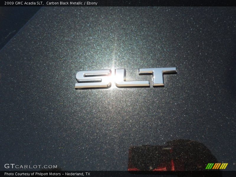 Carbon Black Metallic / Ebony 2009 GMC Acadia SLT