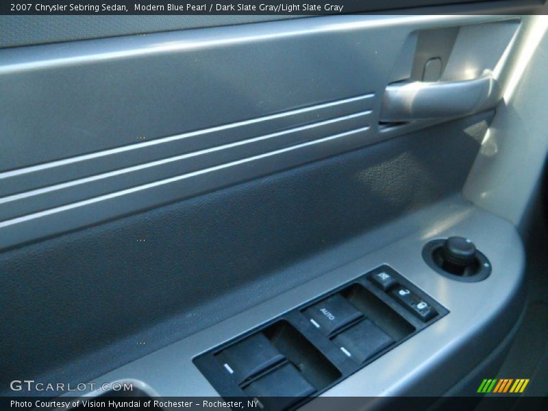 Modern Blue Pearl / Dark Slate Gray/Light Slate Gray 2007 Chrysler Sebring Sedan