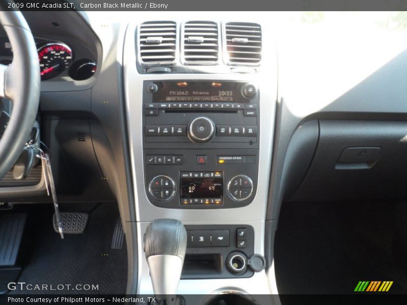 Carbon Black Metallic / Ebony 2009 GMC Acadia SLT