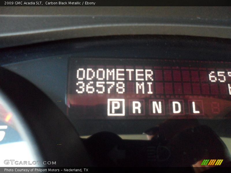 Carbon Black Metallic / Ebony 2009 GMC Acadia SLT