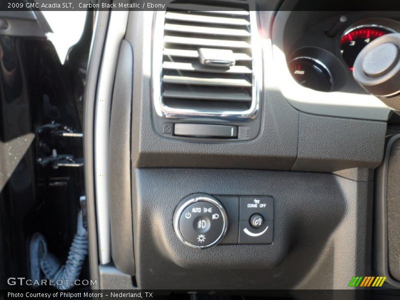 Carbon Black Metallic / Ebony 2009 GMC Acadia SLT