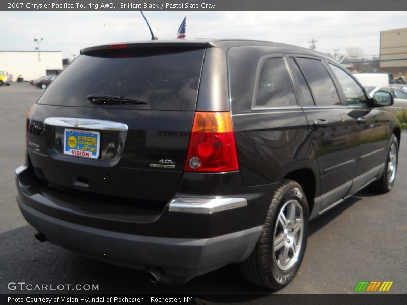 Brilliant Black / Pastel Slate Gray 2007 Chrysler Pacifica Touring AWD
