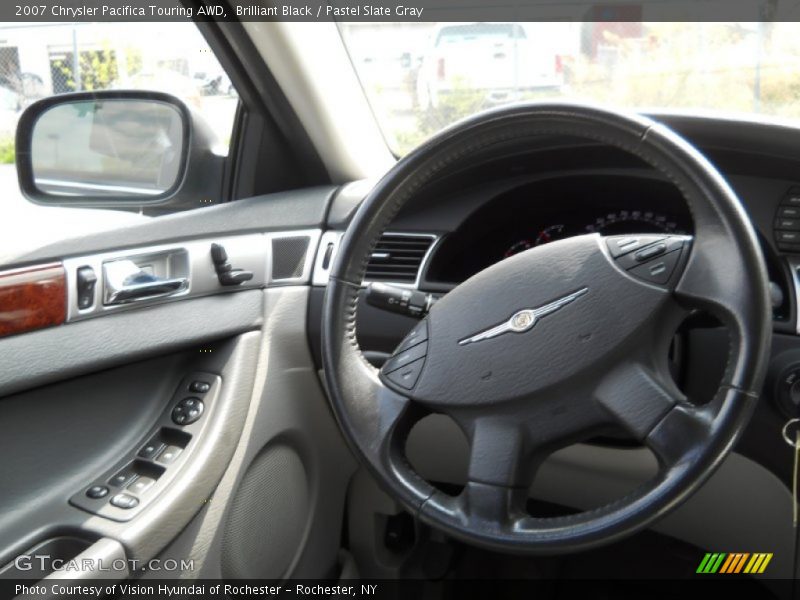 Brilliant Black / Pastel Slate Gray 2007 Chrysler Pacifica Touring AWD