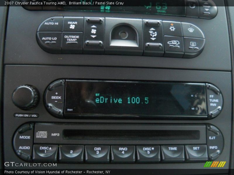 Brilliant Black / Pastel Slate Gray 2007 Chrysler Pacifica Touring AWD