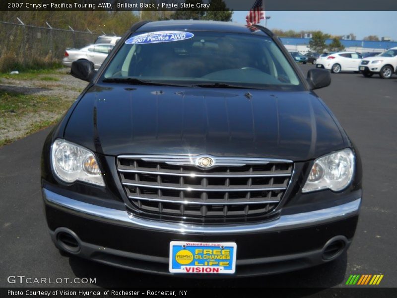 Brilliant Black / Pastel Slate Gray 2007 Chrysler Pacifica Touring AWD