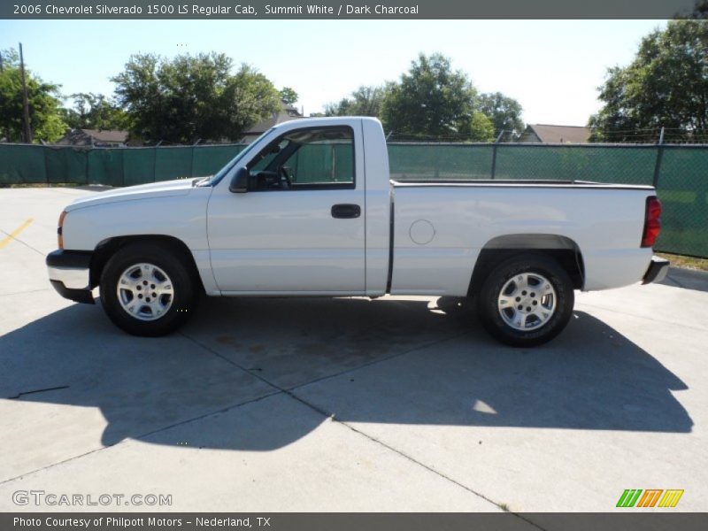 Summit White / Dark Charcoal 2006 Chevrolet Silverado 1500 LS Regular Cab
