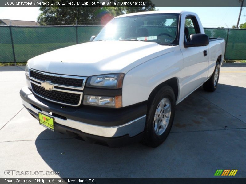 Summit White / Dark Charcoal 2006 Chevrolet Silverado 1500 LS Regular Cab