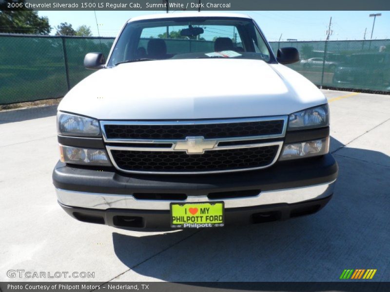 Summit White / Dark Charcoal 2006 Chevrolet Silverado 1500 LS Regular Cab