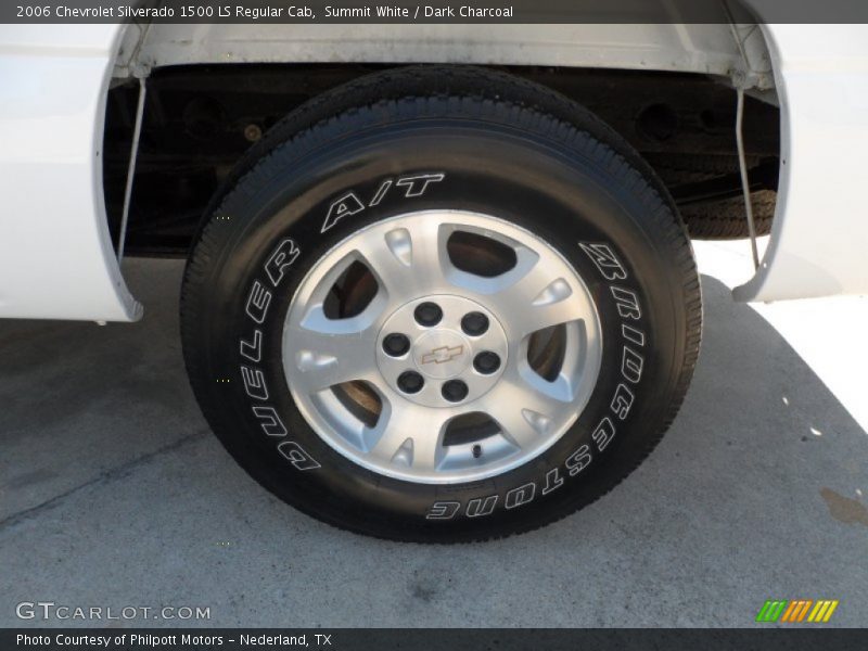 Summit White / Dark Charcoal 2006 Chevrolet Silverado 1500 LS Regular Cab