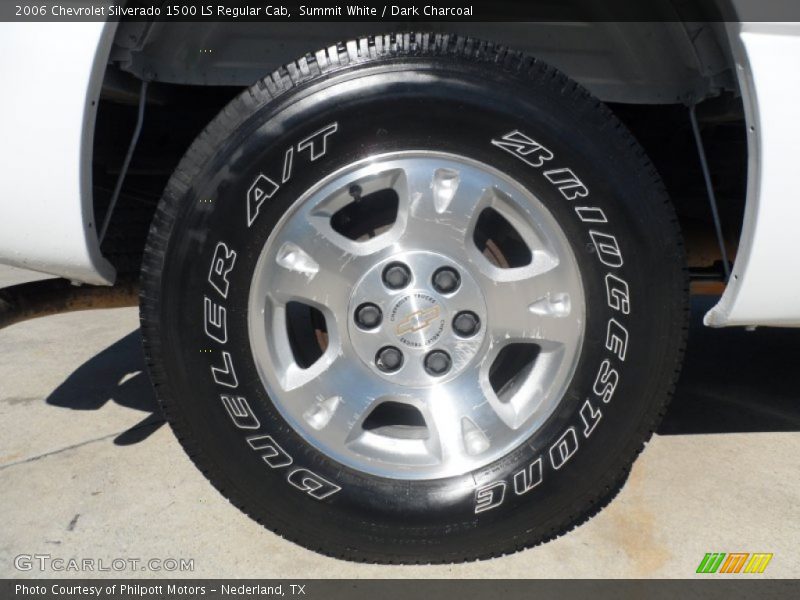 Summit White / Dark Charcoal 2006 Chevrolet Silverado 1500 LS Regular Cab